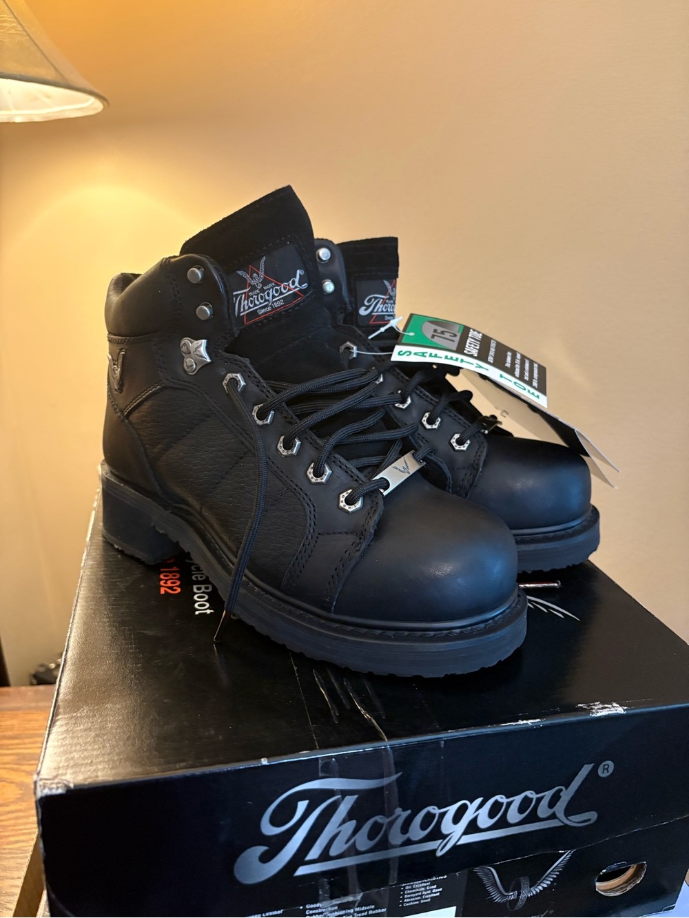 Unisex Thorgood Black Work Boots